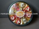 8pcs milk chocolate in round box - product's photo